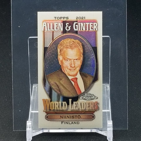 2021 TOPPS ALLEN & GINTER CHROME - MINI - J. TRUDEAU - #MWL-3