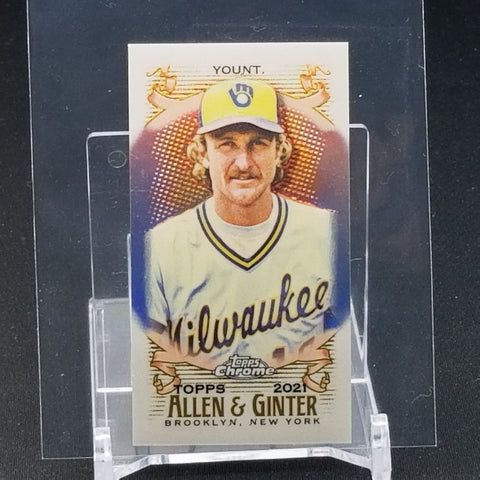 2021 TOPPS ALLEN & GINTER CHROME - MINI - R. YOUNT - #22