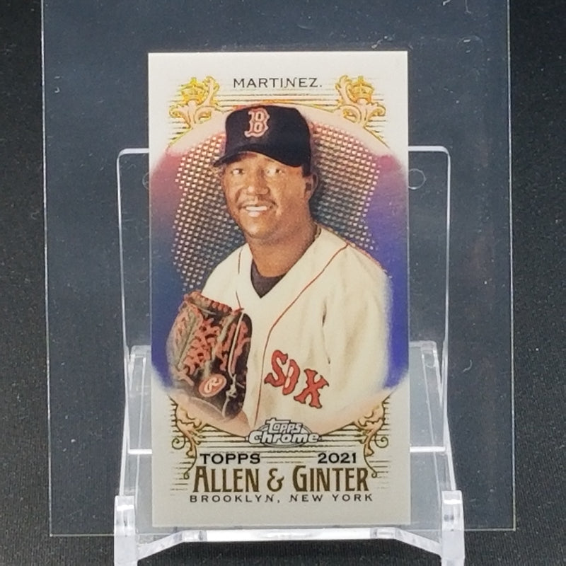 2021 TOPPS ALLEN & GINTER CHROME - MINI - P. MARTINEZ -
