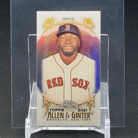 2021 TOPPS ALLEN & GINTER CHROME - MINI - D. ORTIZ - #19