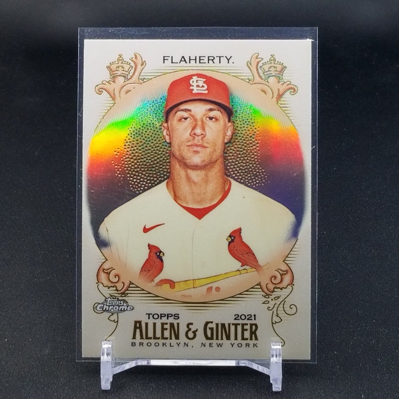 2021 TOPPS ALLEN & GINTER CHROME - REFRACTOR - J. FLAHERTY -