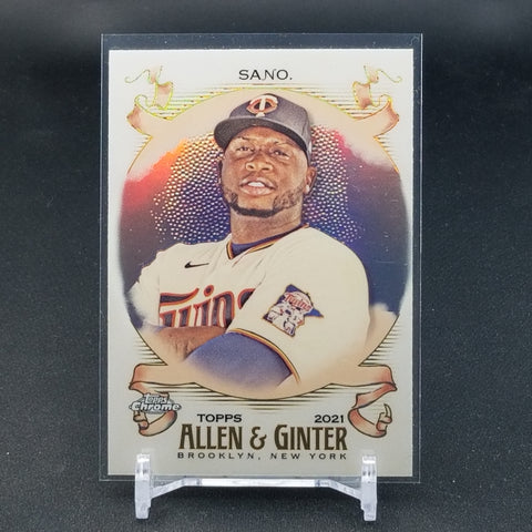 2021 TOPPS ALLEN & GINTER CHROME - REFRACTOR - M. SANO - #173