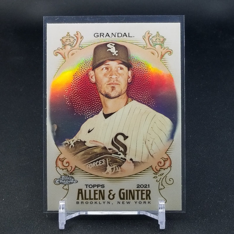 2021 TOPPS ALLEN & GINTER CHROME - REFRACTOR - Y. GRANDAL -