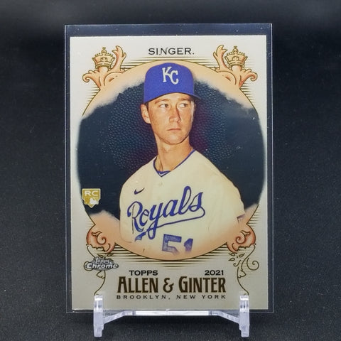 2021 TOPPS ALLEN & GINTER CHROME - B. SINGER - #117 - RC