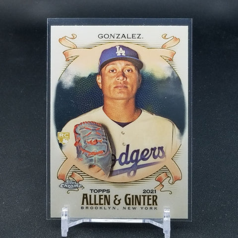 2021 TOPPS ALLEN & GINTER CHROME - V. GONZALEZ - #171 - RC