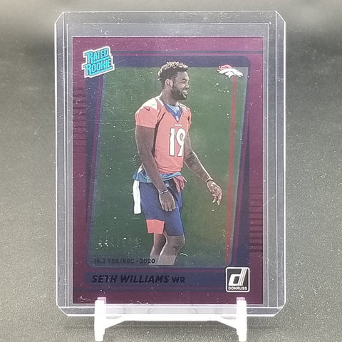 2021 PANINI DONRUSS - MAGENTA - RATED ROOKIE - S. WILLIAMS - #299 - #'D/500 - RC