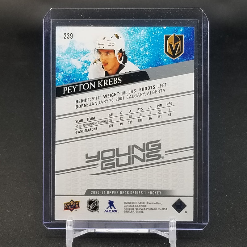 2020 UPPER DECK SERIES ONE - YOUNG GUNS - P. KREBS -