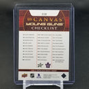 2020 UPPER DECK SERIES ONE - UD CANVAS - YOUNG GUNS CHECKLIST - J. ROBERTSON / N. ROBERTSON  -