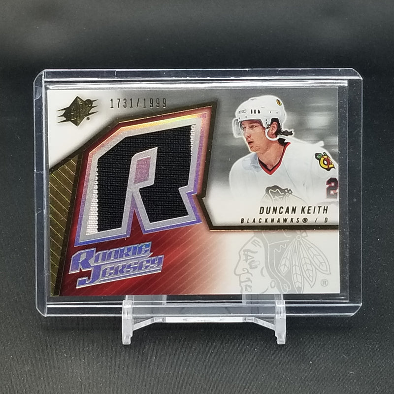 2005 UPPER DECK SPX - ROOKIE JERSEY - D. KEITH - #133 - #'D/1999 - RELIC - RC