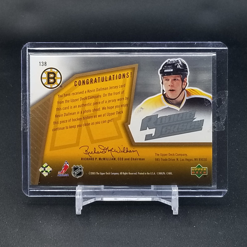 2005 UPPER DECK SPX - K. DALLMAN - #138 - #'D/1999 - RELIC - RC