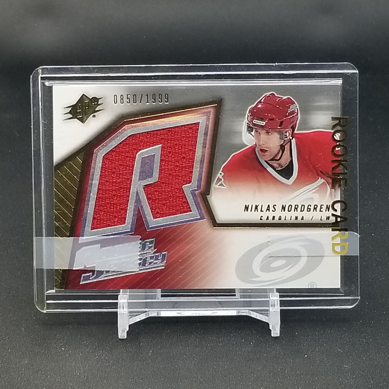 2005 UPPER DECK SPX - N. NORDGREN - #141 - #'D/1999 - RELIC - RC