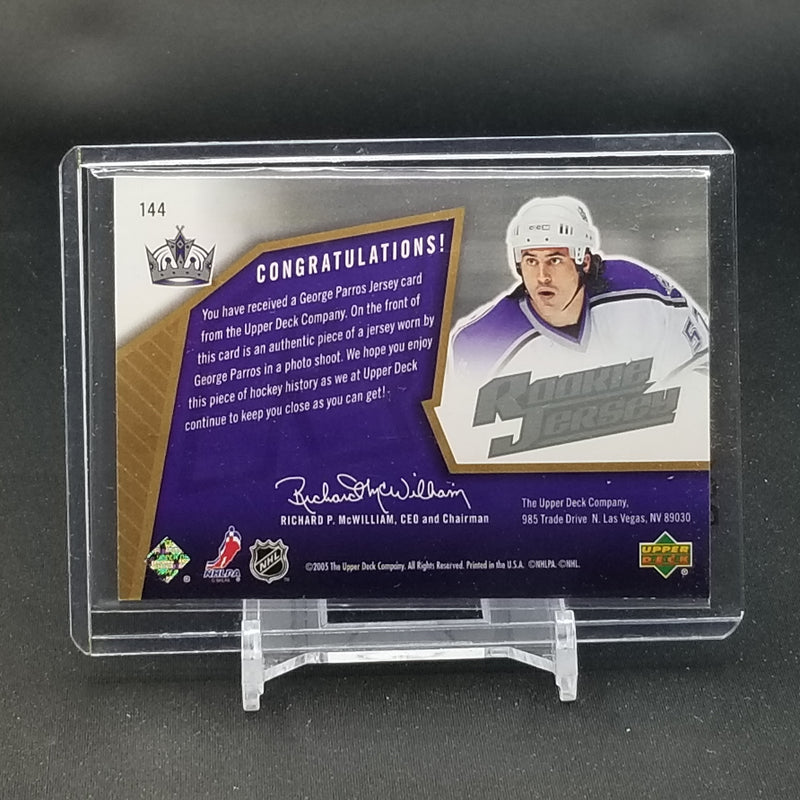 2005 UPPER DECK SPX - G. PARROS - #144 - #'D/1999 - RELIC - RC