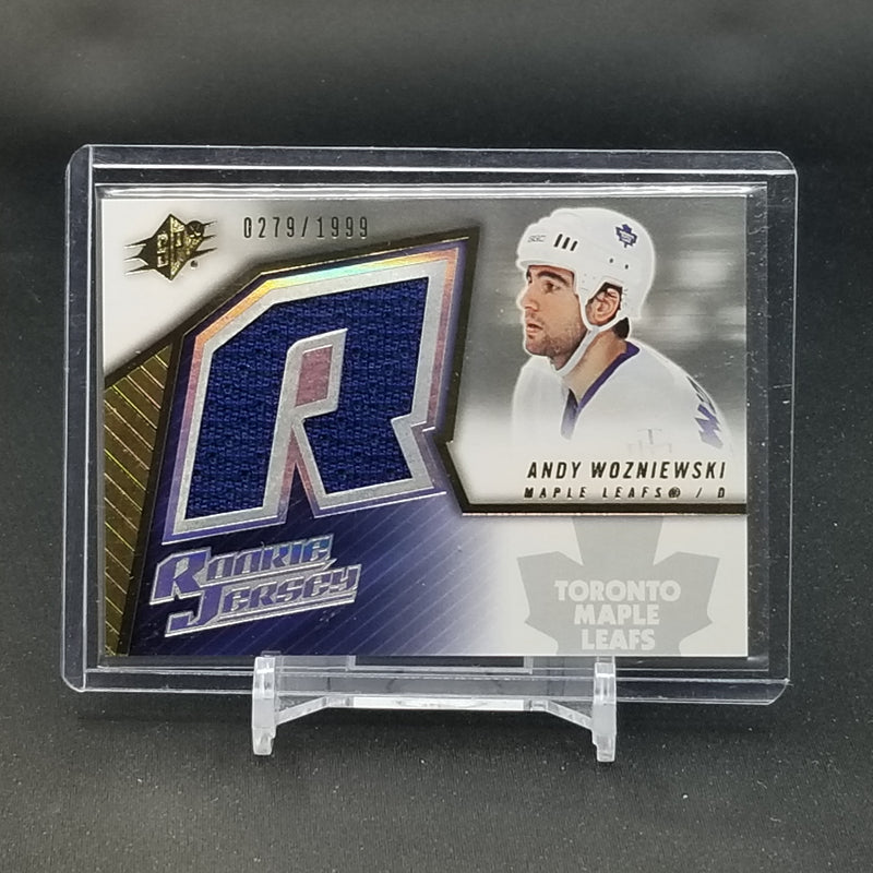 2005 UPPER DECK SPX - A. WOZNIEWSKI - #146 - #'D/1999 - RELIC - RC