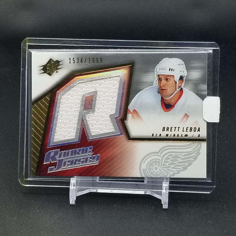 2005 UPPER DECK SPX - B. LEBDA - #148 - #'D/1999 - RELIC - RC