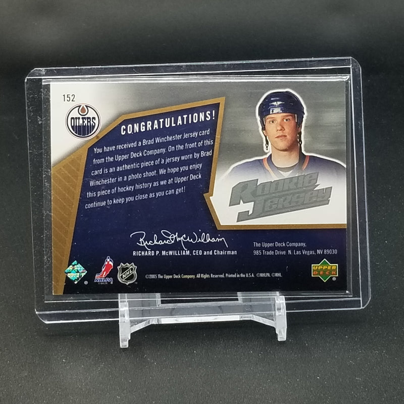 2005 UPPER DECK SPX - B. WINCHESTER - #152 - #'D/1999 - RELIC - RC
