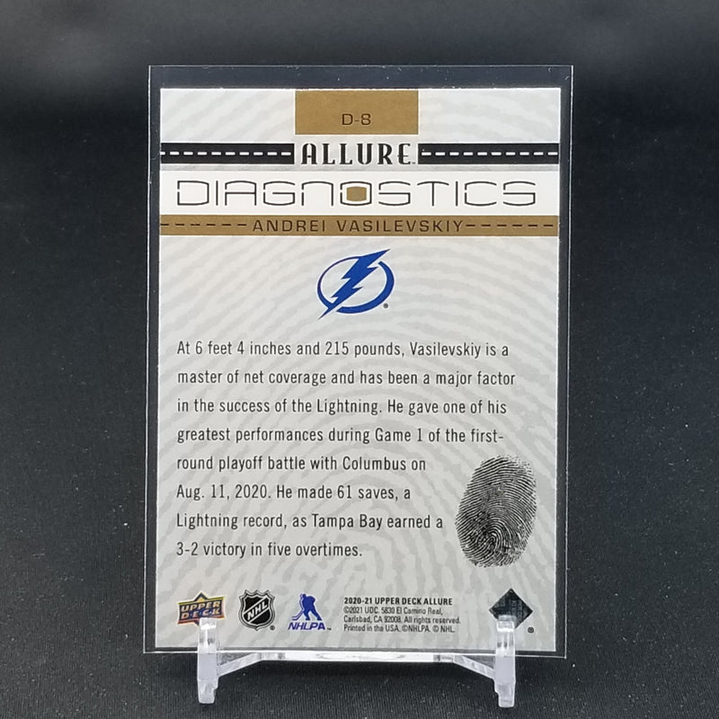 2020 UPPER DECK ALLURE - DIAGNOSTICS - SELECT PLAYER BELOW