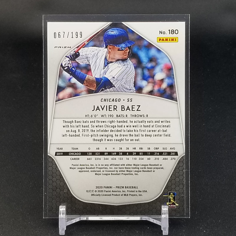 2020 PANINI PRIZM - BLUE DISCO PRIZM - J. BAEZ - #180 - #'D/199