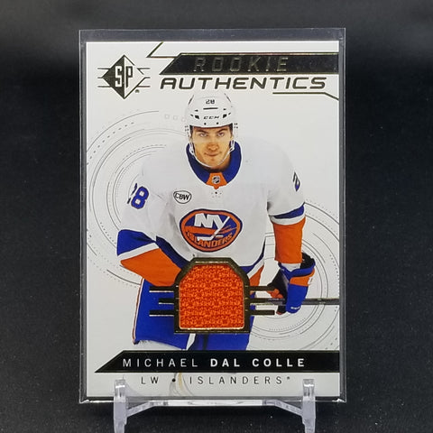 2018 UPPER DECK SP - ROOKIE AUTHENTICS - M. DAL COLLE - #111 - RELIC - RC