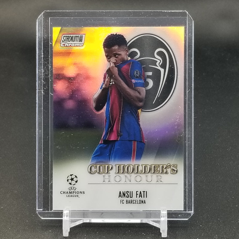 2021 TOPPS STADIUM CLUB CHROME - CUP HOLDER'S HONOUR - A. FATI -