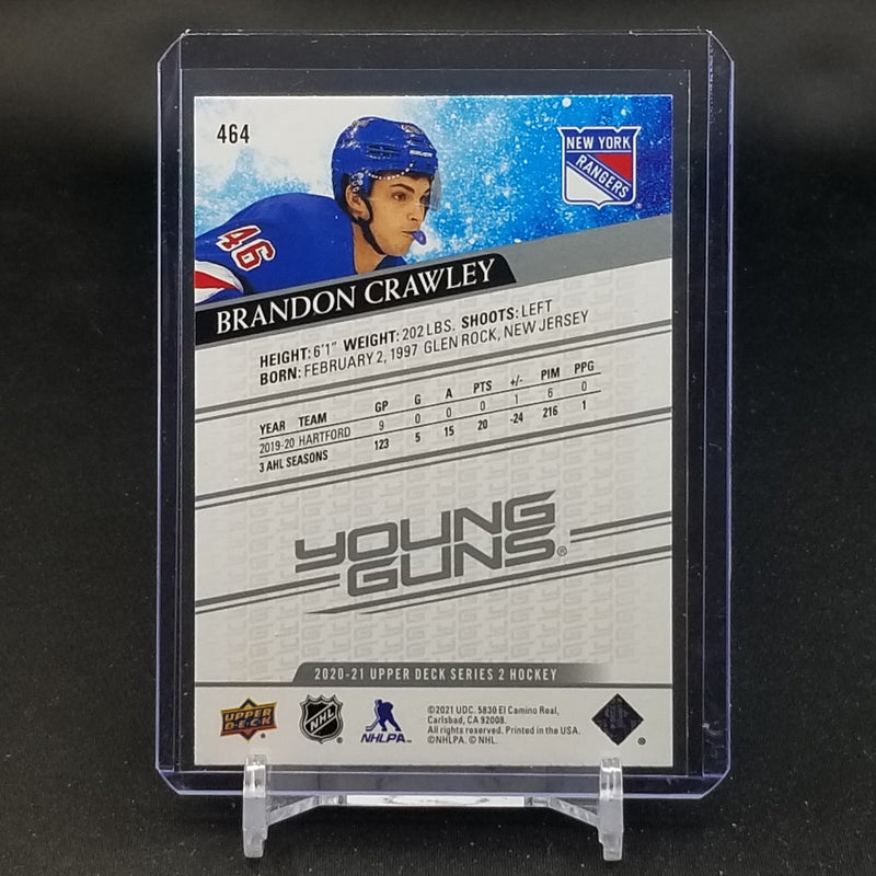 2020 UPPER DECK SERIES TWO - YOUNG GUNS - B. CRAWLEY -