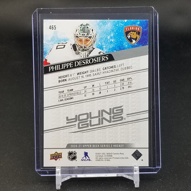 2020 UPPER DECK SERIES TWO - YOUNG GUNS - P. DESROSIERS -