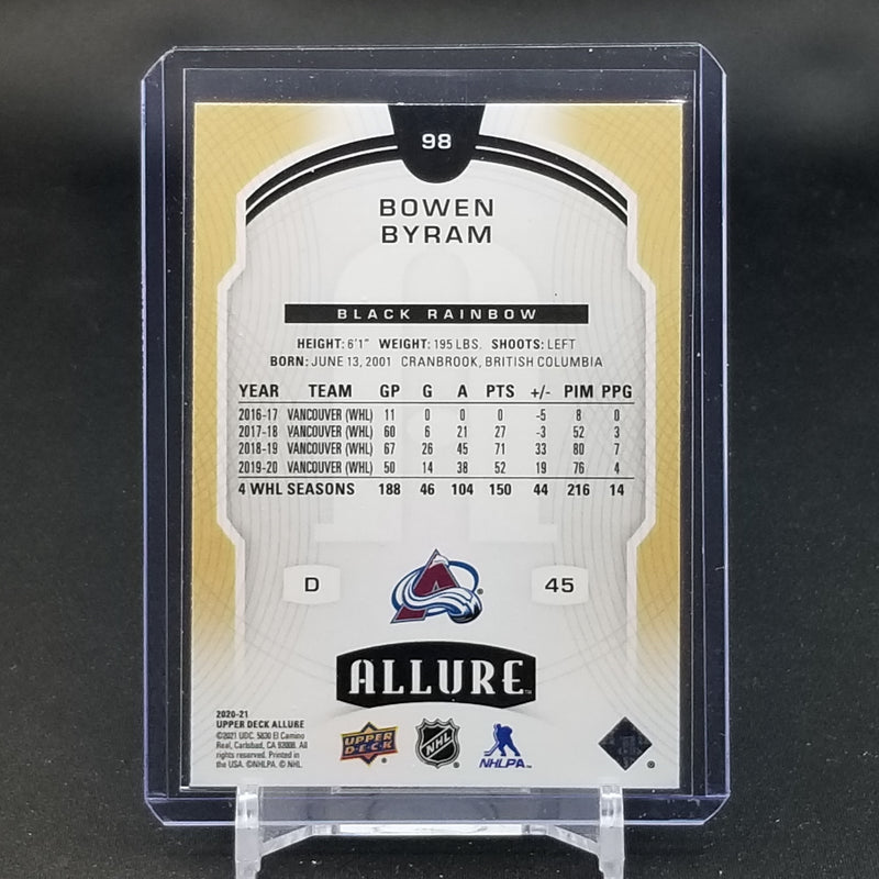 2020 UPPER DECK ALLURE - BLACK RAINBOW - B. BYRAM -