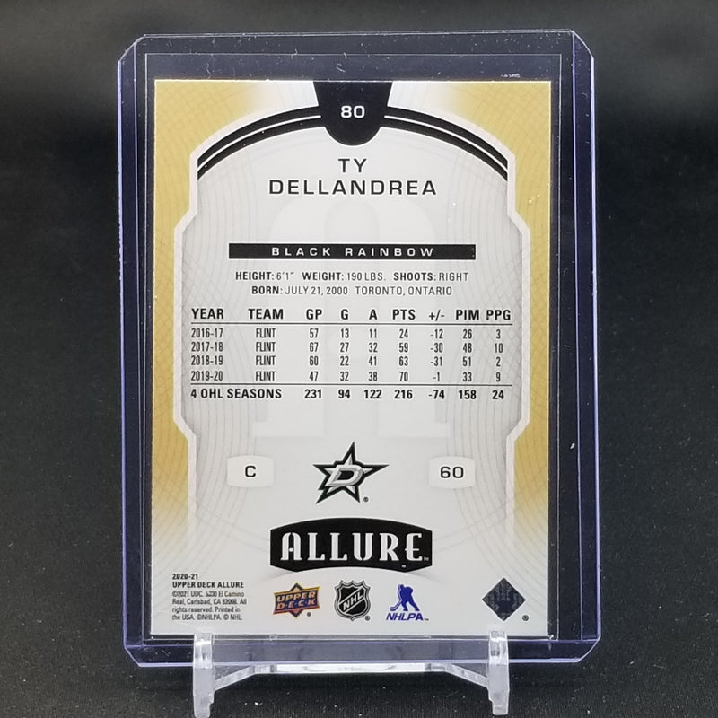 2020 UPPER DECK ALLURE - BLACK RAINBOW - T. DELLANDREA -