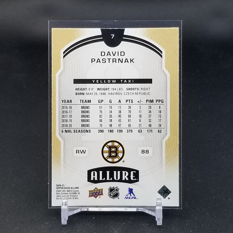 2020 UPPER DECK ALLURE - YELLOW TAXI - D. PASTRNAK -