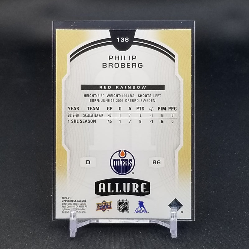 2020 UPPER DECK ALLURE - RED RAINBOW - P. BROBERG -