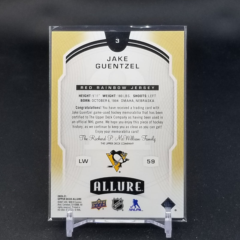 2020 UPPER DECK ALLURE - RED RAINBOW JERSEY - G. VILARDI -