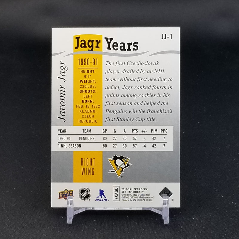 2018 UPPER DECK SERIES ONE - JAGR YEARS FULL SET -