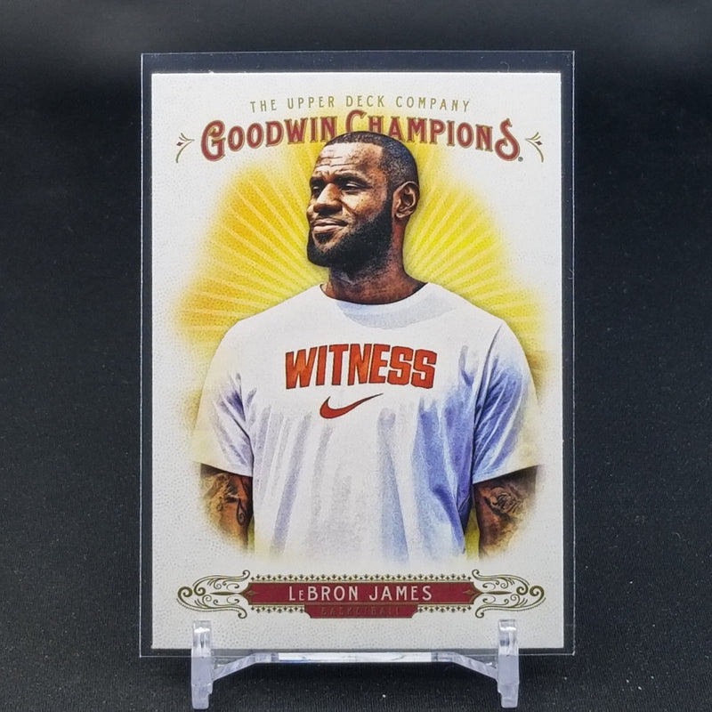 2018 UPPER DECK GOODWIN CHAMPIONS - L. JAMES -