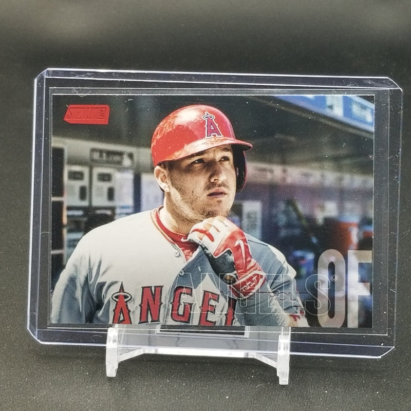 2018 TOPPS STADIUM CLUB - RED PARALLEL - M. TROUT -