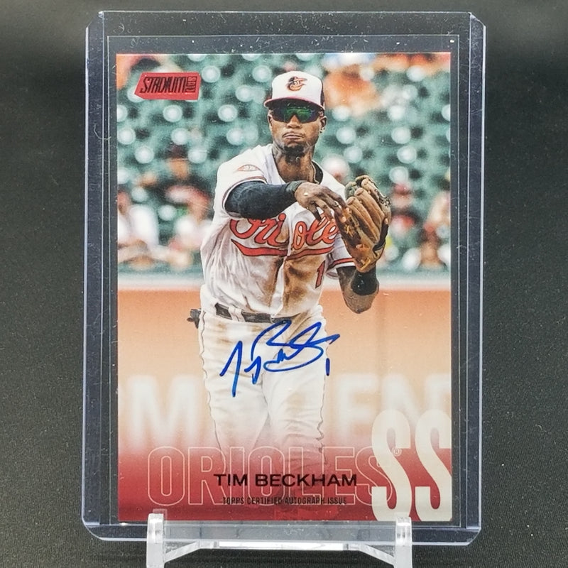 2018 TOPPS STADIUM CLUB - RED PARALLEL - T. BECKHAM -