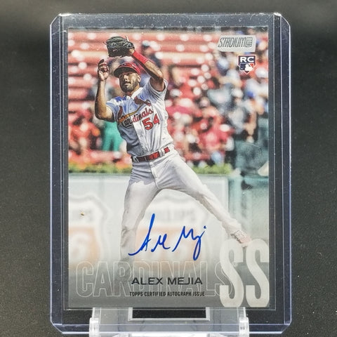 2018 TOPPS STADIUM CLUB - A. MEJIA - #SCA-AME - AUTOGRAPH - RC