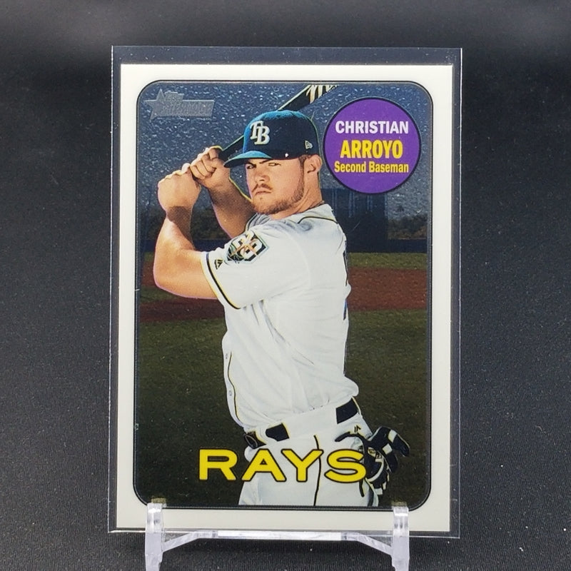 2018 TOPPS HERITAGE HIGH NUMBER - CHROME - C. ARROYO - #THC-613 - #'D/999