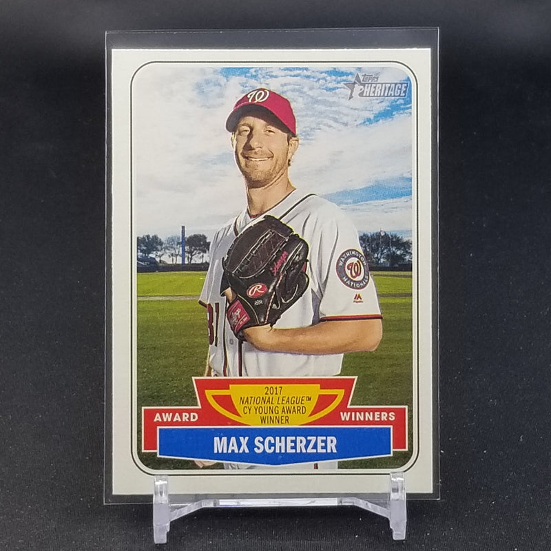 2018 TOPPS HERITAGE - AWARD WINNERS - SELECT PLAYER BELOW