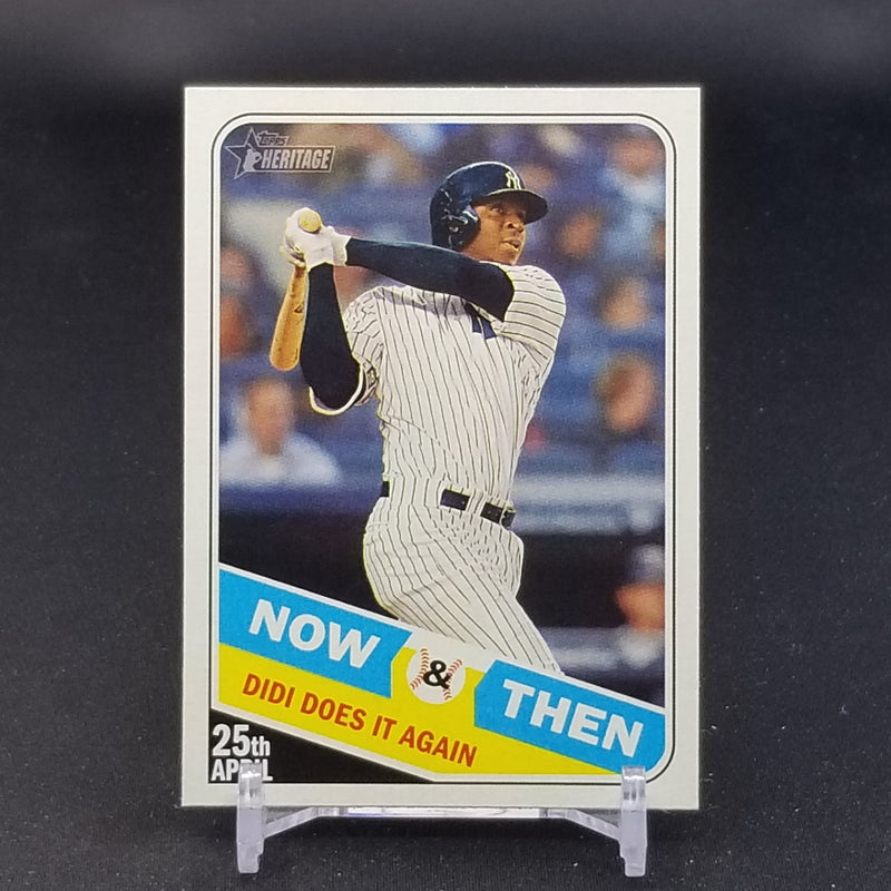 2018 TOPPS HERITAGE - NOW & THEN - SELECT  PLAYER BELOW