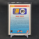 1990 SCORE - FIRST ROUND DRAFT - M. RICCI -