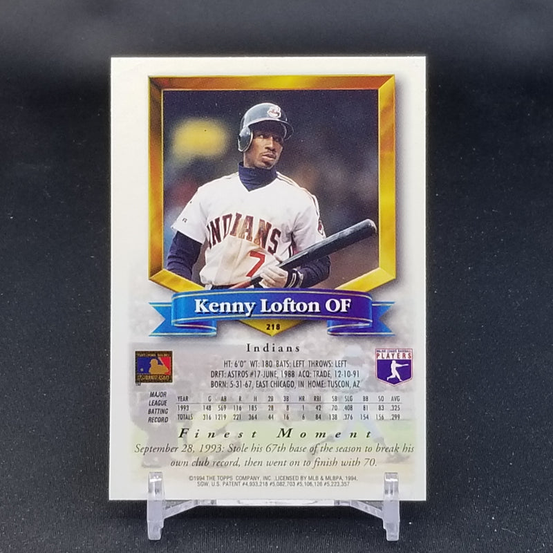 1994 TOPPS FINEST - K. LOFTON -