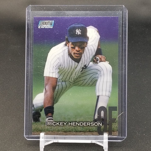 2018 TOPPS STADIUM CLUB CHROME - R. HENDERSON - #SCC-161