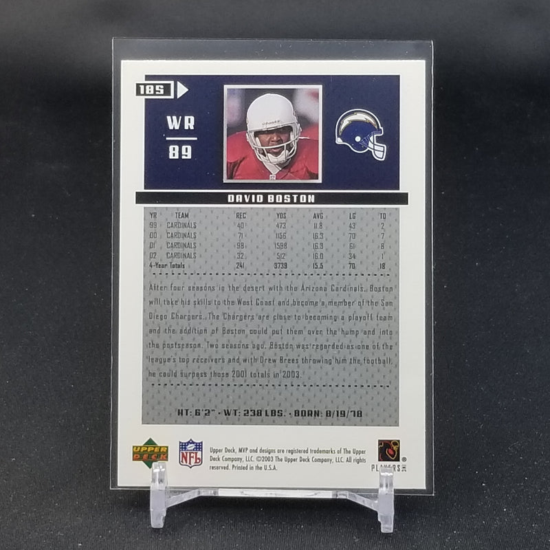 2003 UPPER DECK - M.V.P. - D. BOSTON -