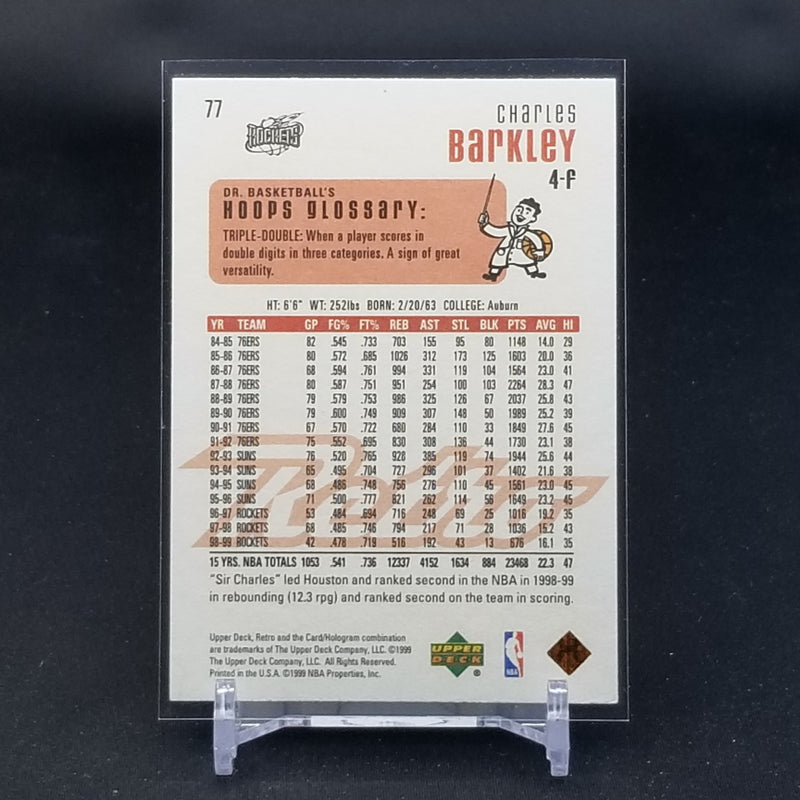 1999 UPPER DECK RETRO - C. BARKLEY -
