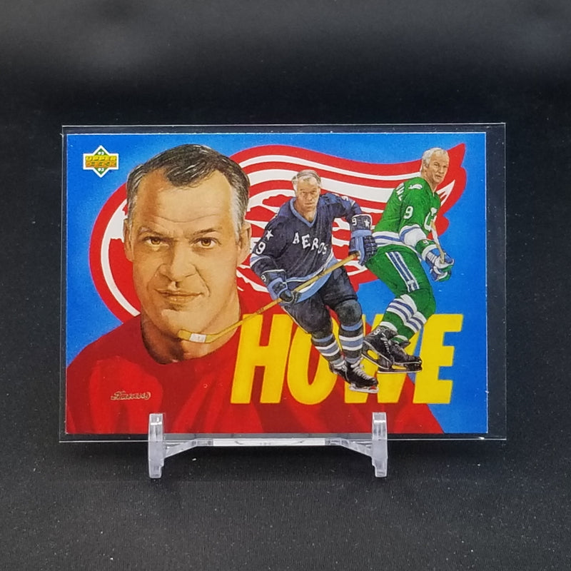 1992 UPPER DECK - HOCKEY HEROES CHECKLIST - G. HOWE -