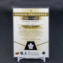 2016 UPPER DECK TRILOGY - ROOKIE PREMIERES - K. KAPANEN - #78 - #'D/399 - RELIC - RC