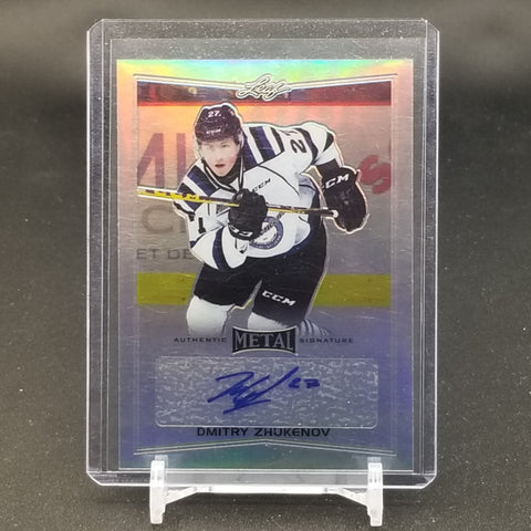 2016 LEAF METAL - D. ZHUKENOV - #BA-DZI - AUTOGRAPH