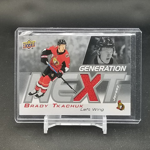 2019 UPPER DECK SERIES ONE - GENERATION NEXT - B. TKACHUK - #GN-9 - RELIC