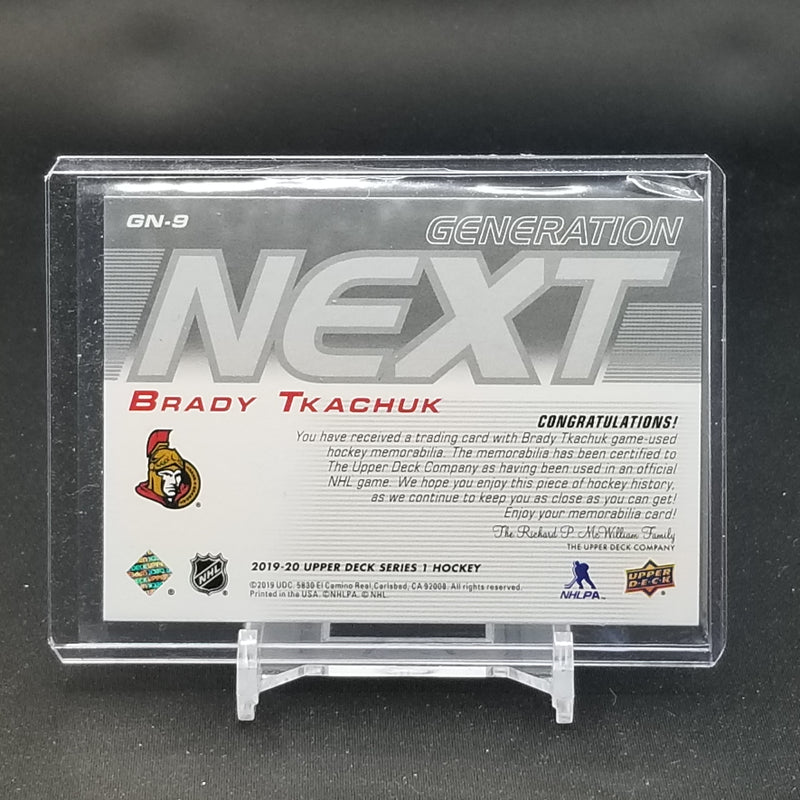 2019 UPPER DECK SERIES ONE - GENERATION NEXT - B. TKACHUK -
