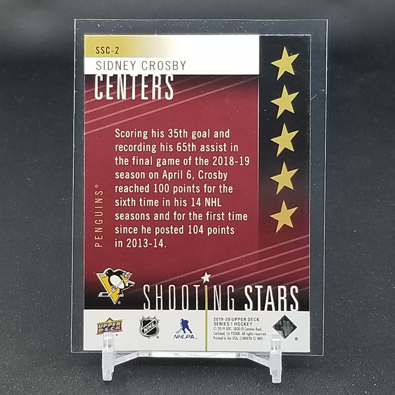 2019 UPPER DECK SERIES ONE - RED - SHOOTING STARS - S. CROSBY -