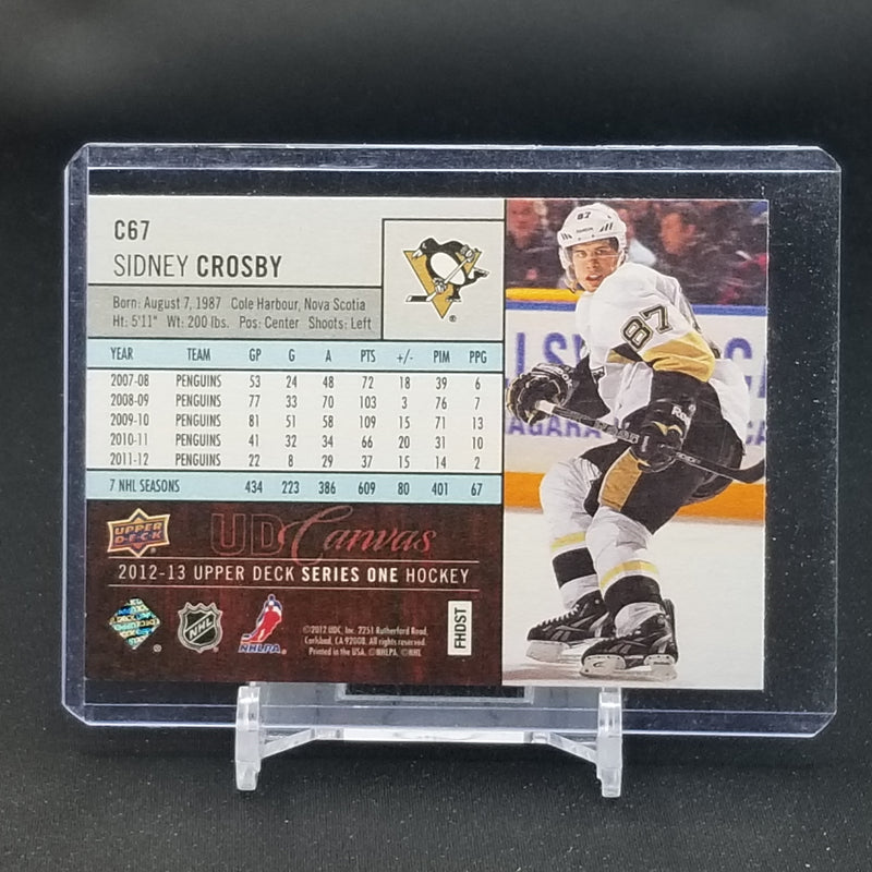 2012 UPPER DECK SERIES ONE - UD CANVAS - S. CROSBY -